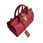 Saint Laurent Cabas Chyc Y-Lock Leather Tote Bag